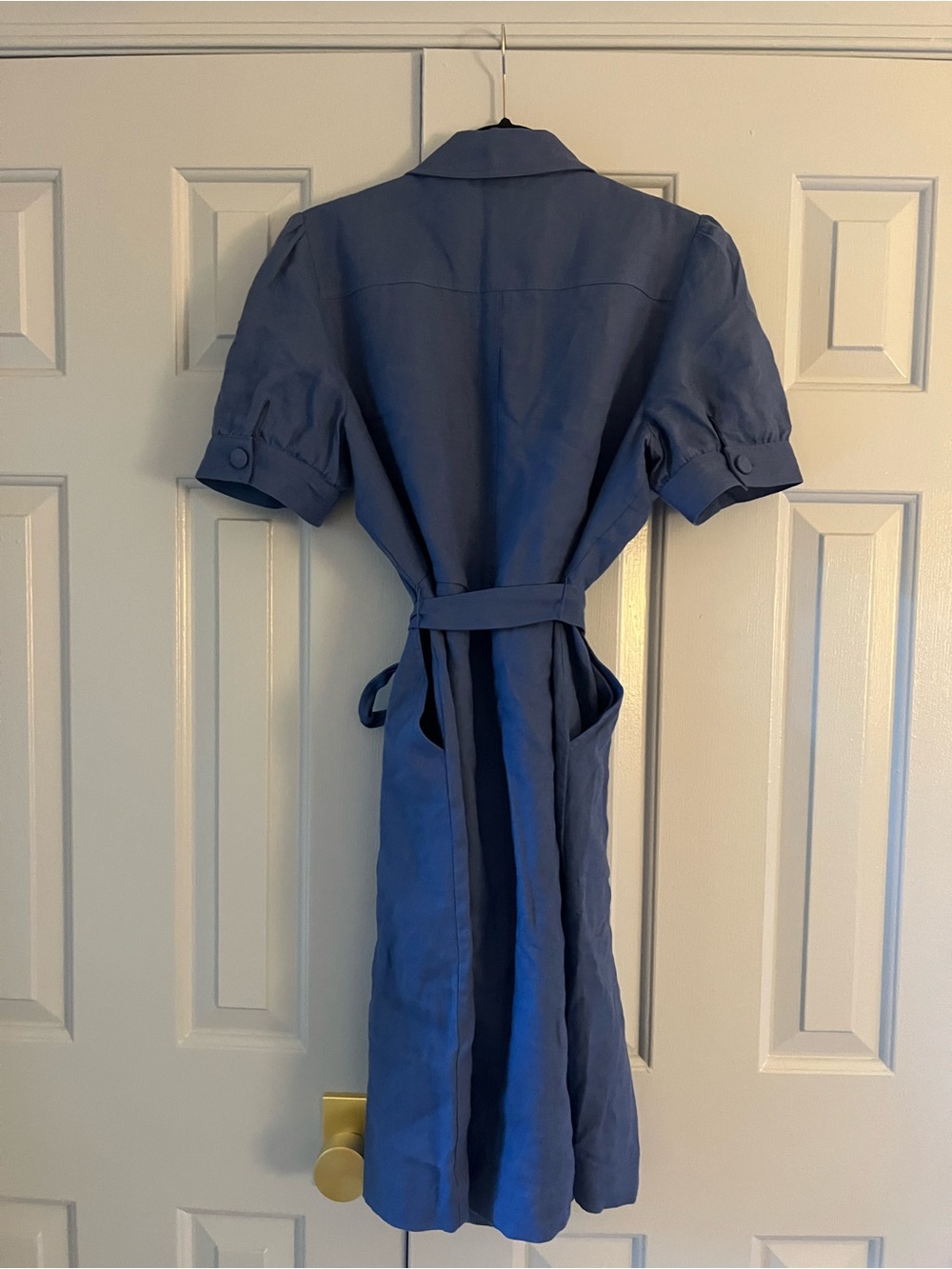 Boden Carrie Linen Shirt Dress, Size 10L - Picture 7 of 12